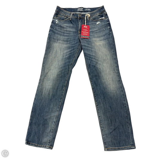 Jeans Straight By Levis In Blue Denim, Size: 6