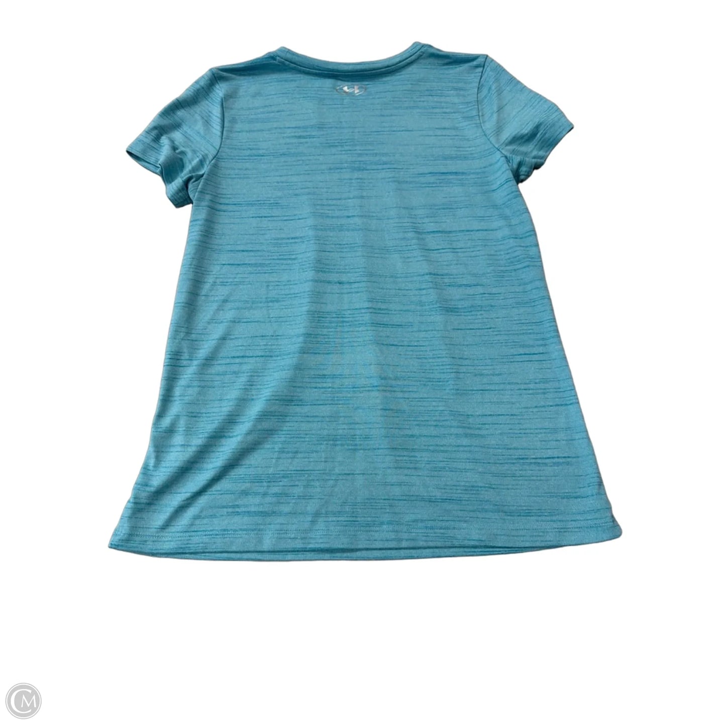 Athletic Top Short Sleeve By Under Armour In Blue, Size: M