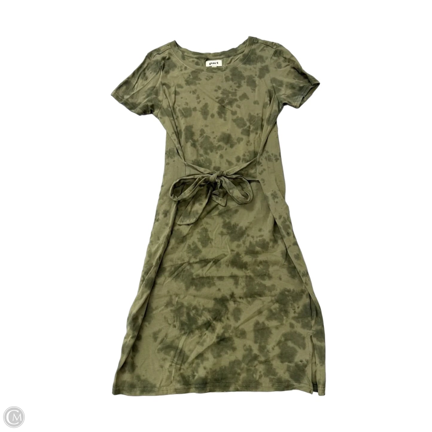 Dress Casual Midi By Pact In Green, Size: S