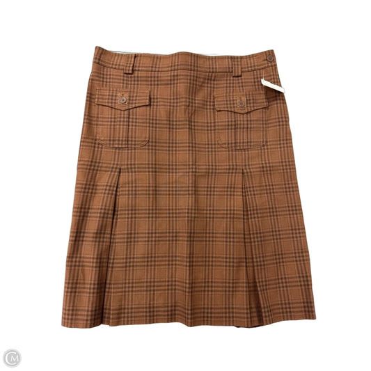 Skirt Mini & Short By Philosophy In Brown, Size: M
