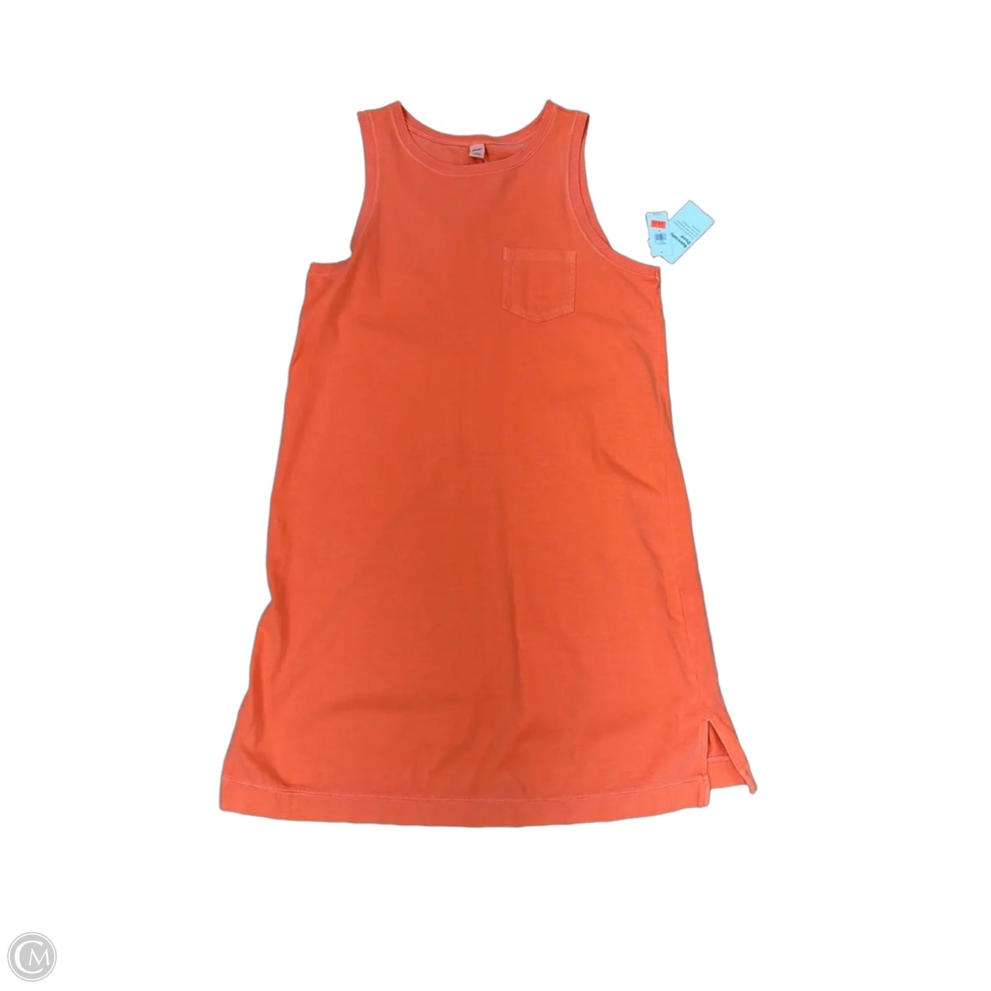 Dress Casual Midi By Old Navy In Orange, Size: M