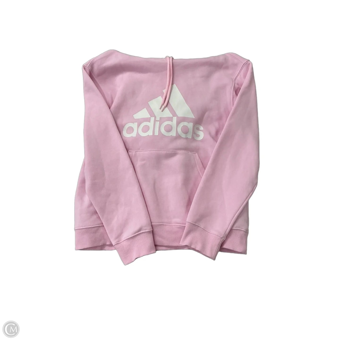 Sweatshirt Hoodie By Adidas In Pink, Size: M