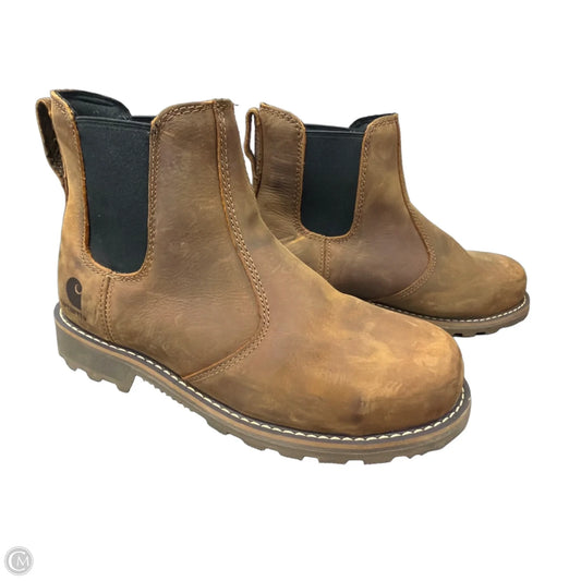 Boots Ankle Flats By Carhartt In Brown, Size: 8
