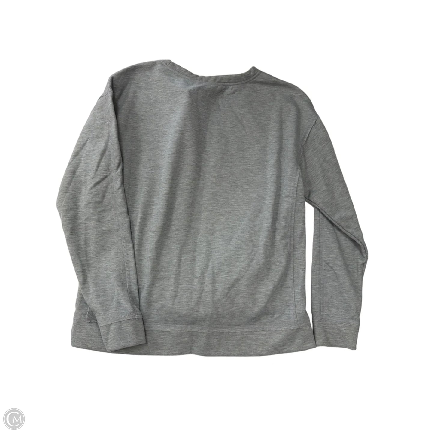 Athletic Sweatshirt Crewneck By Clothes Mentor In Grey, Size: S