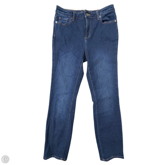 Jeans Straight By Members Mark In Blue Denim, Size: 4