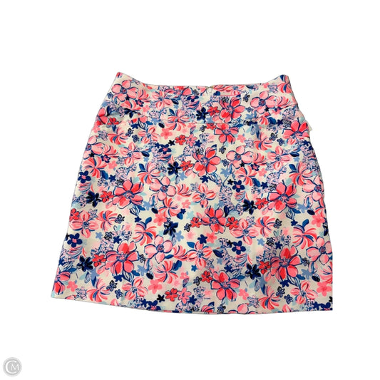 Skirt Designer By Lilly Pulitzer In Floral Print, Size: M