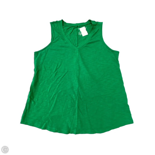 Tank Top By Sonoma In Green, Size: M