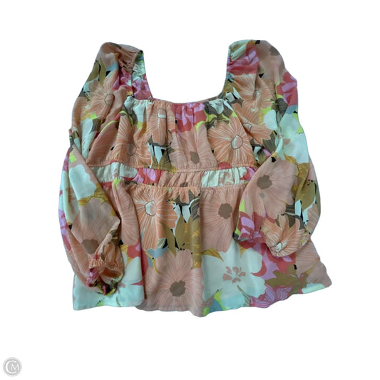 Top Long Sleeve By Dr2 In Orange, Size: Xl