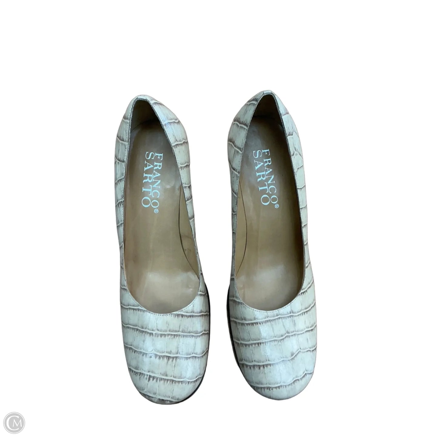 Shoes Heels Stiletto By Franco Sarto In Tan, Size: 7