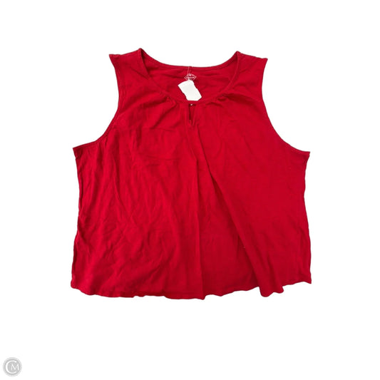 Tank Top By St Johns Bay In Red, Size: 3x