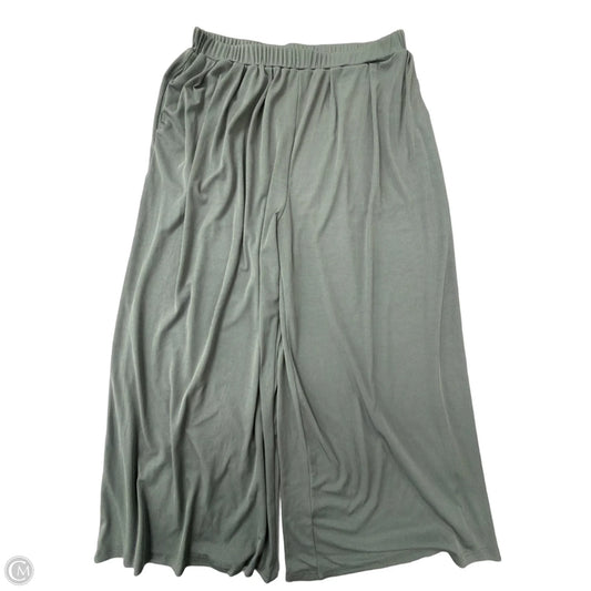 Pants Wide Leg By Cider In Green, Size: 18