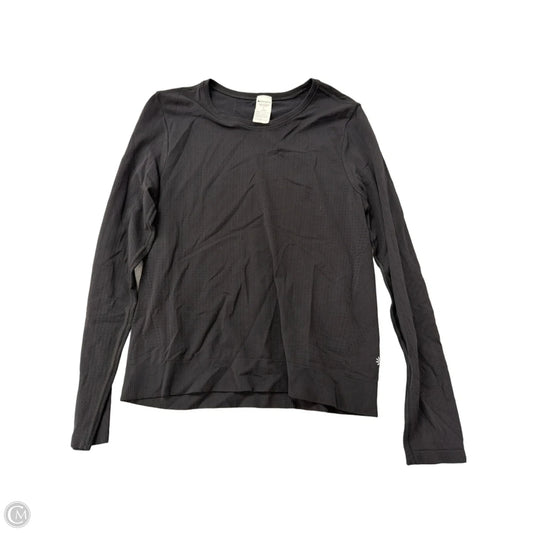Athletic Top Long Sleeve Crewneck By Athleta In Black, Size: M