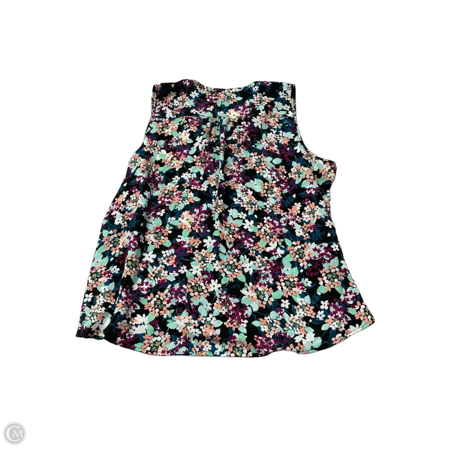 Top Sleeveless By Maurices In Floral Print, Size: 3x