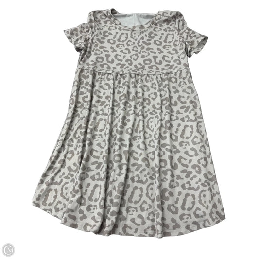 Dress Casual Midi By Clothes Mentor In Grey, Size: L