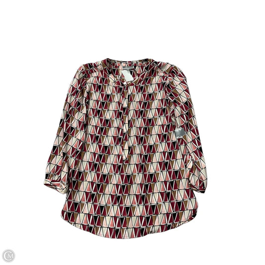 Top Long Sleeve By Jm Collections In Multi-colored, Size: S