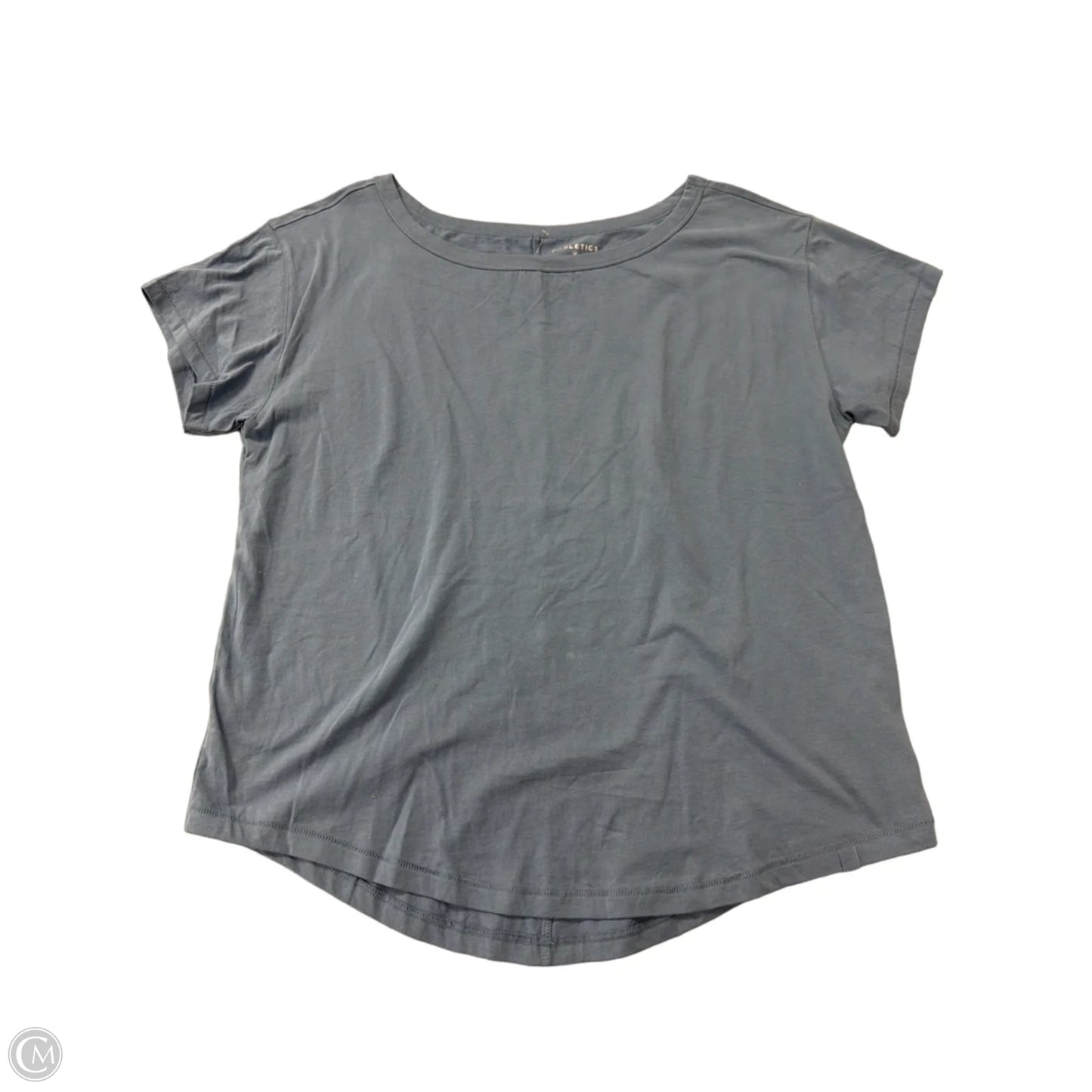 Athletic Top Short Sleeve By Fabletics In Blue, Size: M
