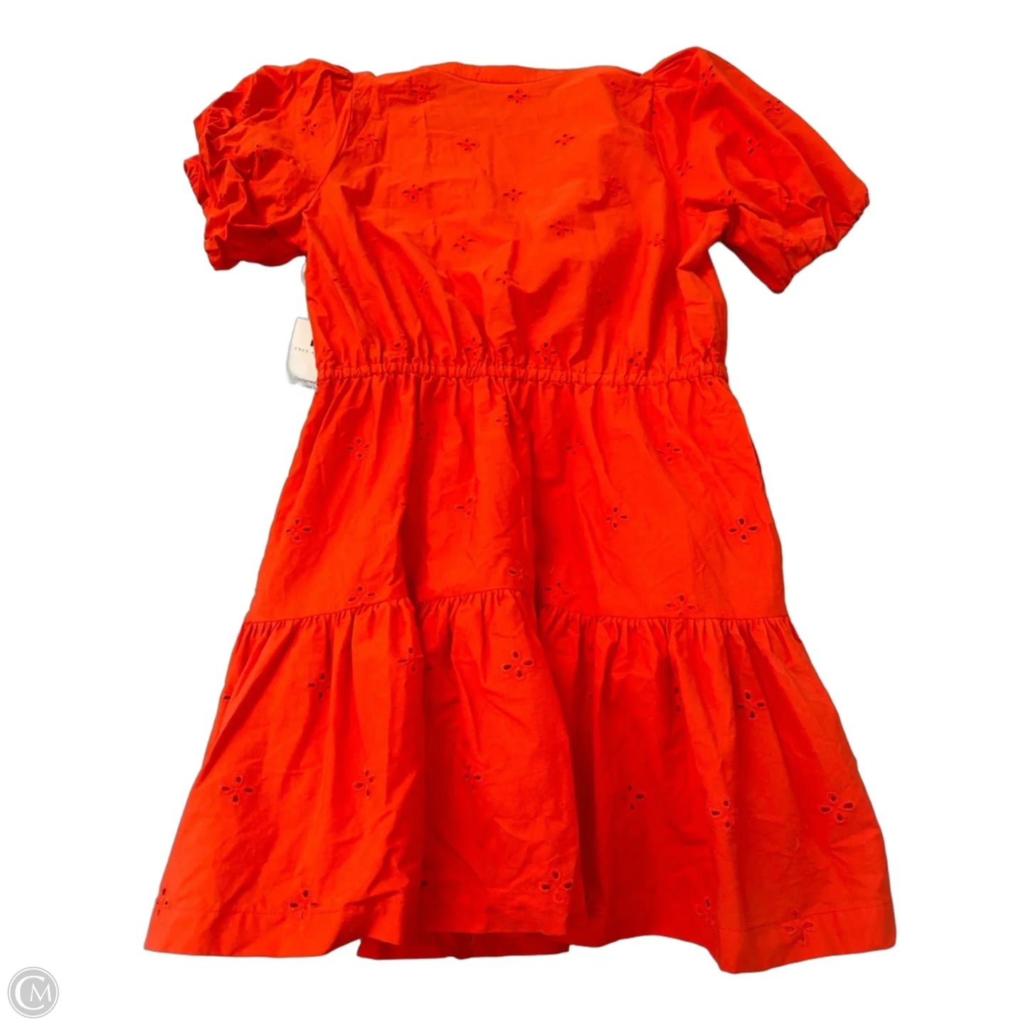 Dress Casual Midi By Free Assembly In Orange, Size: M