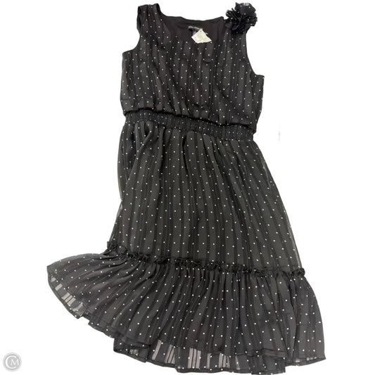 Dress Casual Midi By Nina Leonard In Polkadot Pattern, Size: S