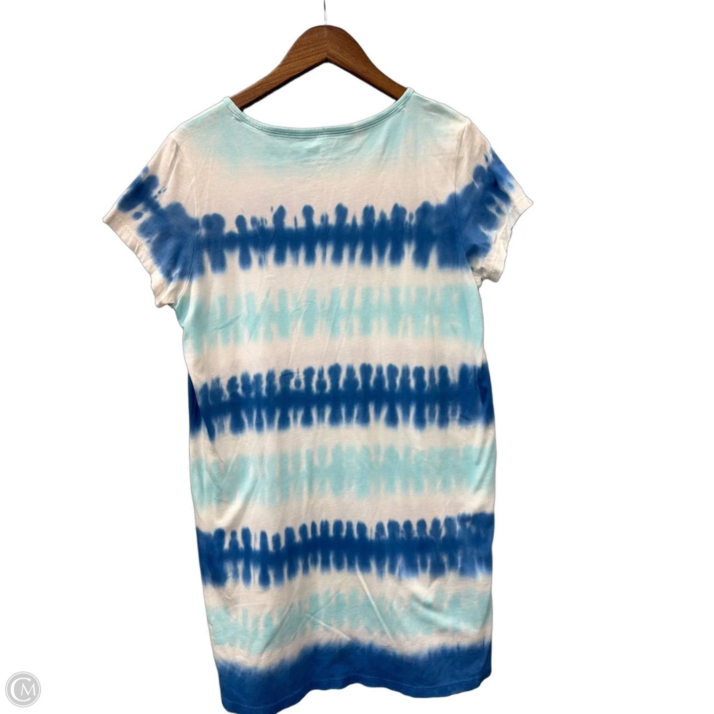 Dress Casual Midi By Vineyard Vines In Tie Dye Print, Size: L
