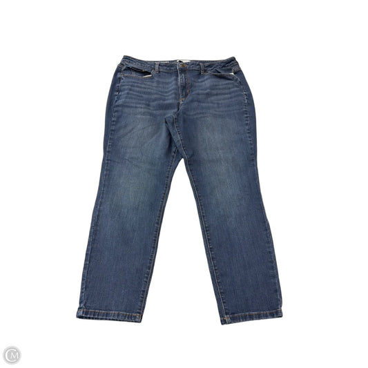 Jeans Skinny By Sonoma In Blue Denim, Size: 18