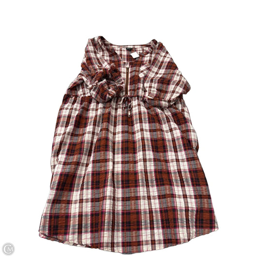 Dress Casual Midi By Torrid In Plaid Pattern, Size: 3x