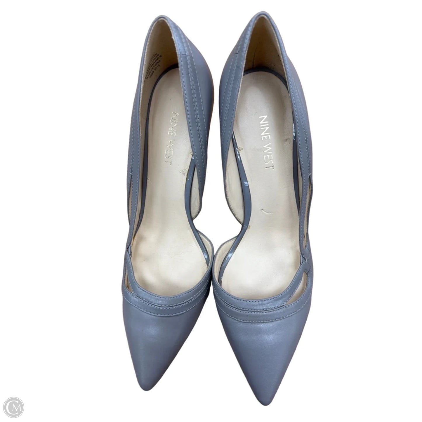 Shoes Heels Stiletto By Nine West In Grey, Size: 7.5