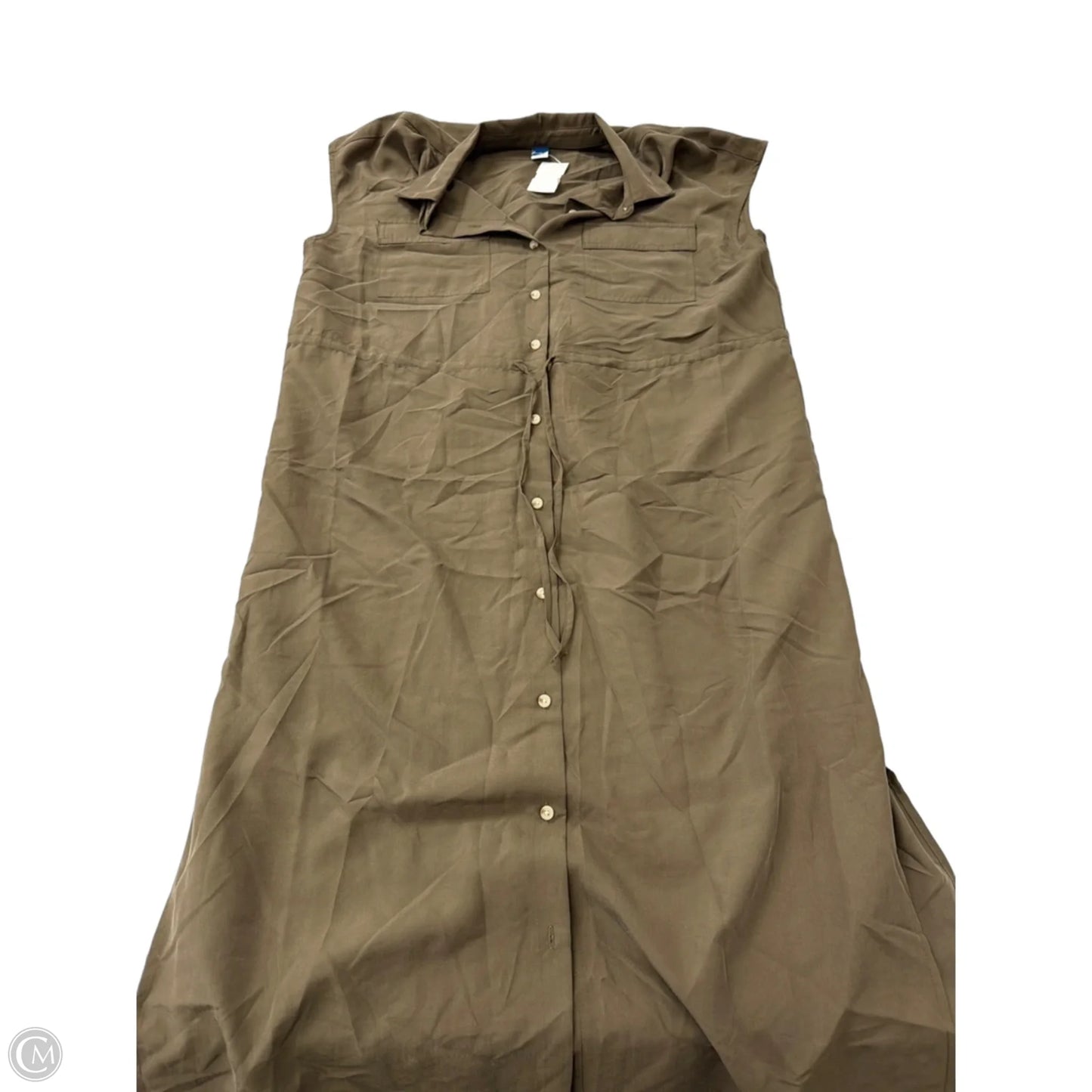 Dress Casual Maxi By Old Navy In Green, Size: M