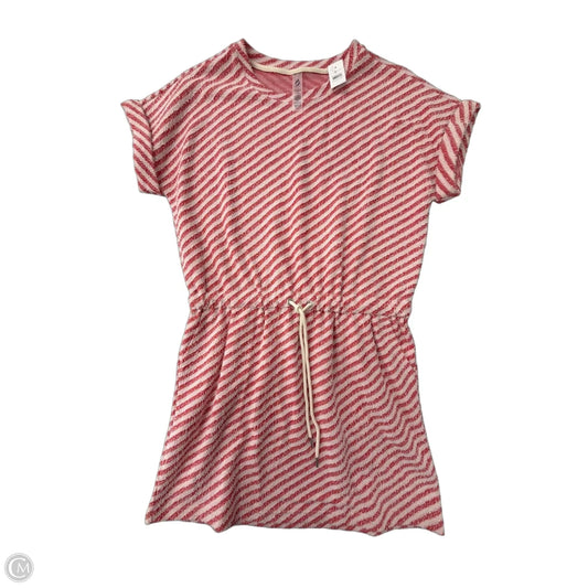 Dress Casual Midi By Lou And Grey In Red & White, Size: L