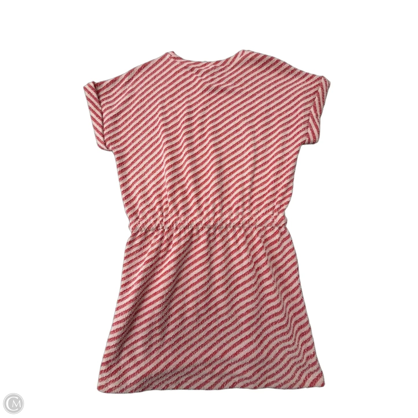 Dress Casual Midi By Lou And Grey In Red & White, Size: L
