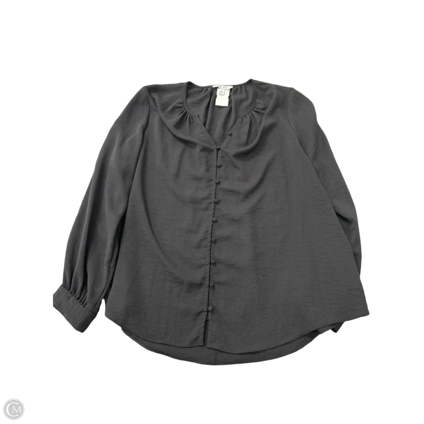 Top Long Sleeve By Nine West In Black, Size: 2x