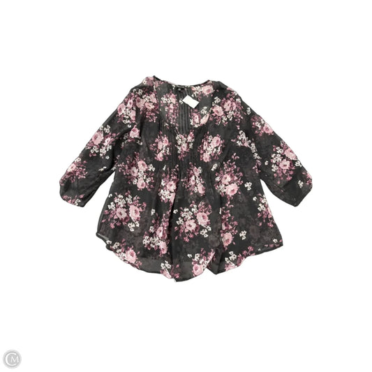 Top Long Sleeve By Torrid In Floral Print, Size: 2x