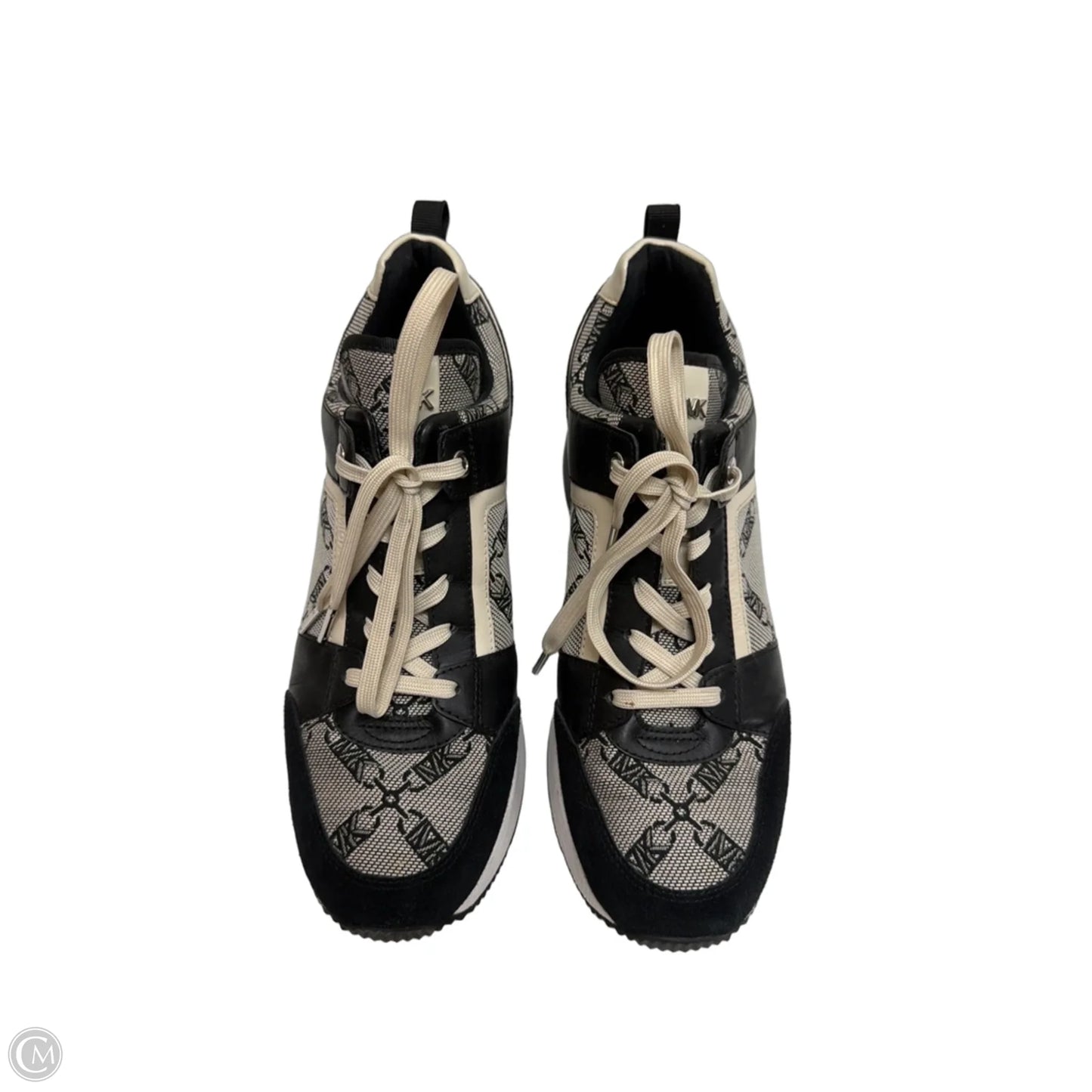 Shoes Designer By Michael Kors In Black & Cream, Size: 9