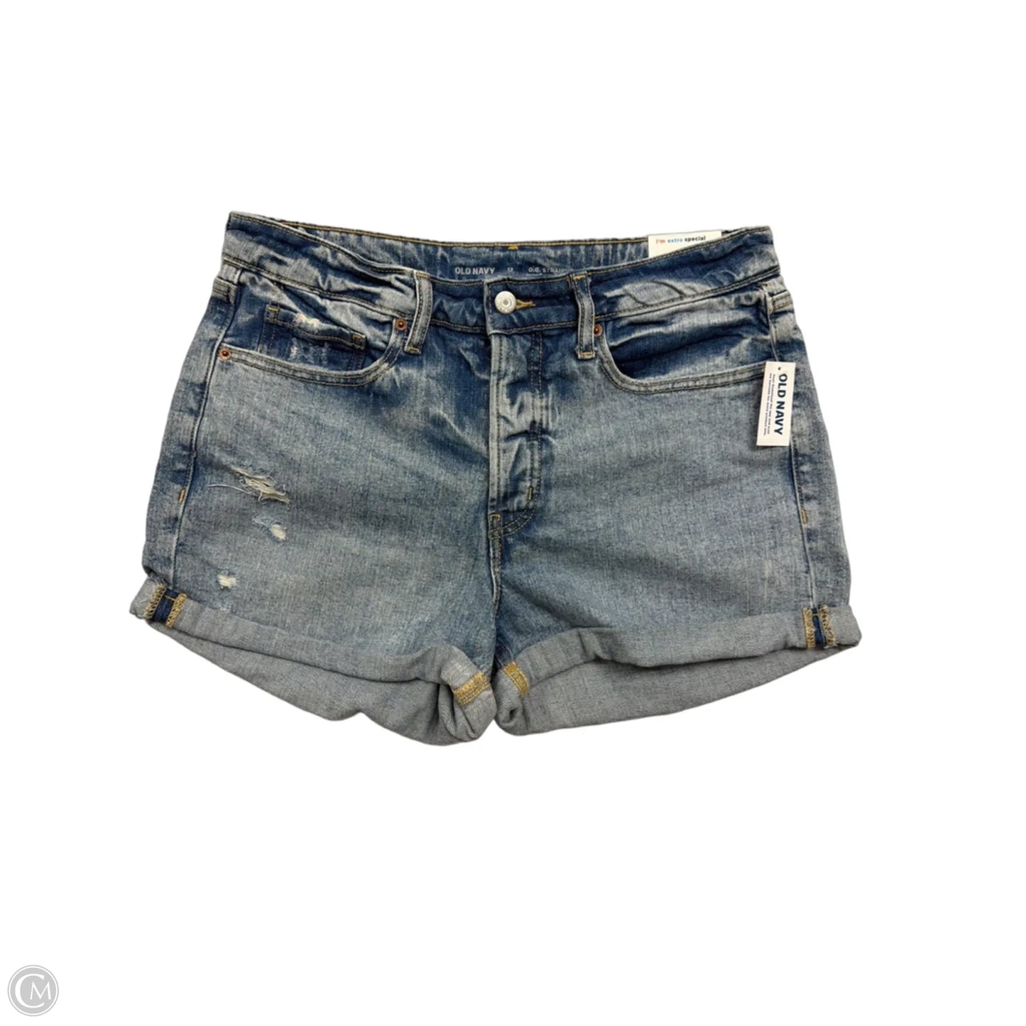 Shorts By Old Navy In Blue Denim, Size: 12