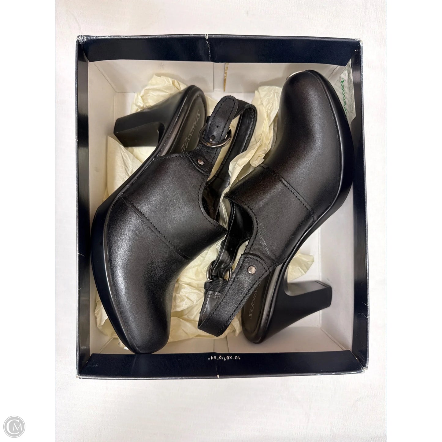 Sandals Heels Block By St Johns Bay In Black, Size: 8