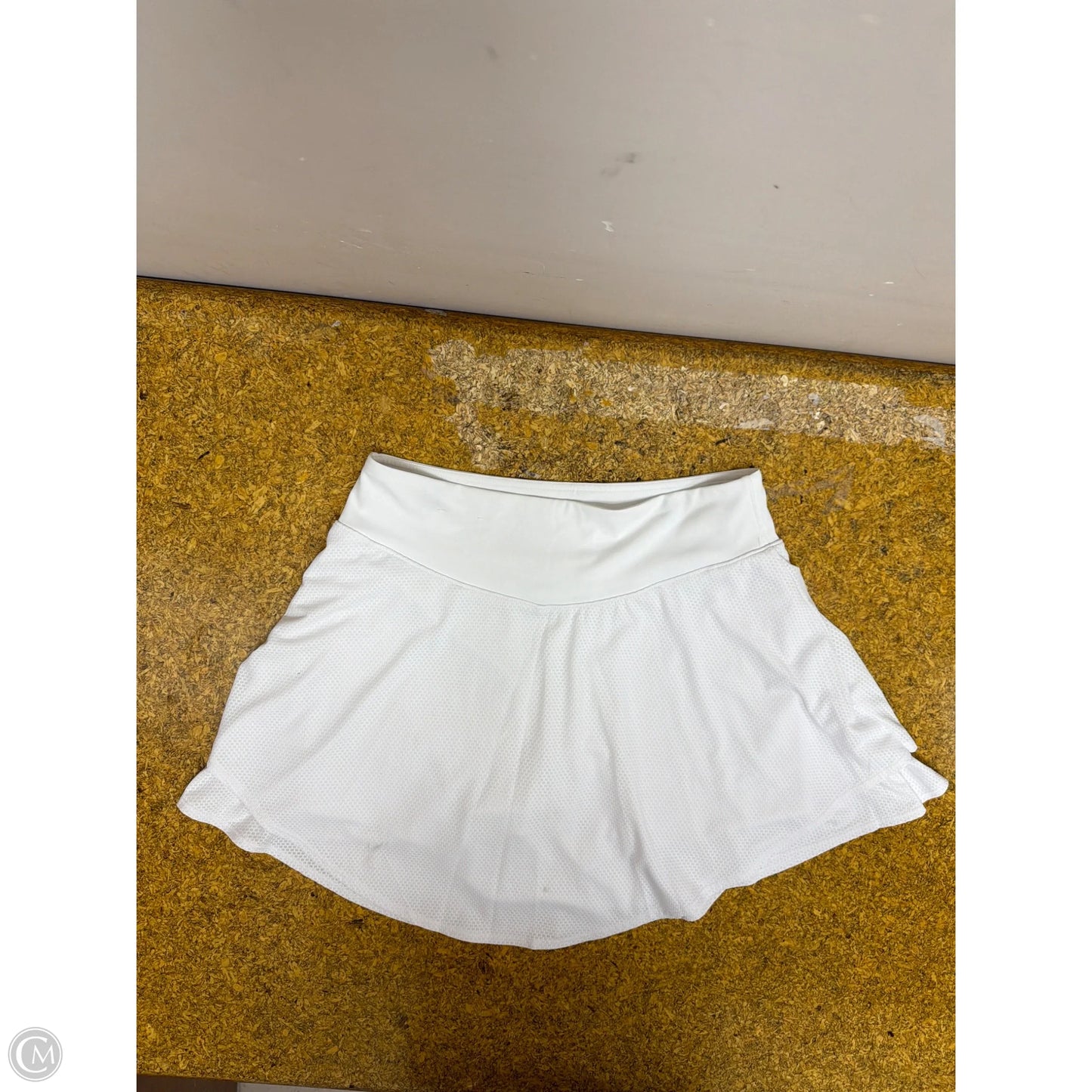 Athletic Skort By Tek Gear In White, Size: L