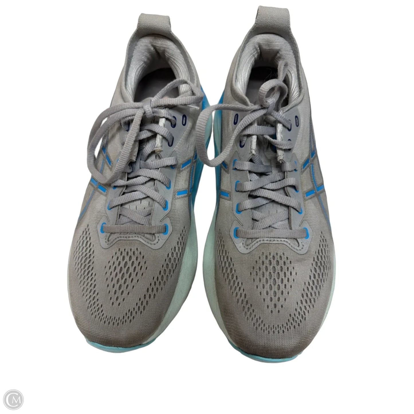 Shoes Athletic By Asics In Blue & Grey, Size: 10.5