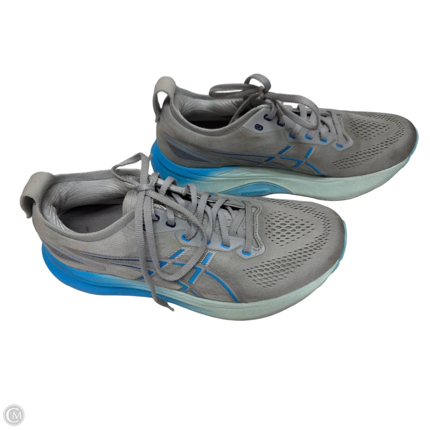 Shoes Athletic By Asics In Blue & Grey, Size: 10.5