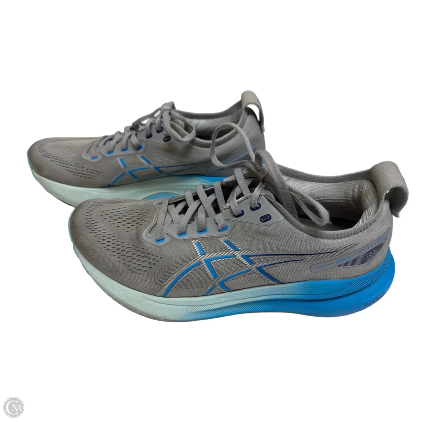 Shoes Athletic By Asics In Blue & Grey, Size: 10.5