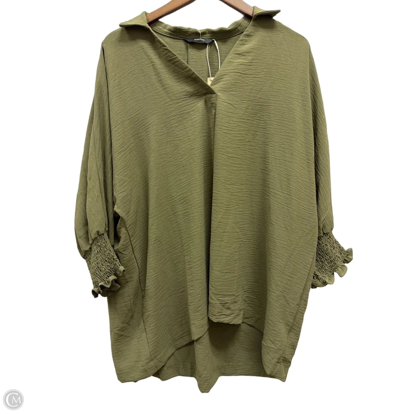 Top Long Sleeve By Dokotoo In Green, Size: Xl