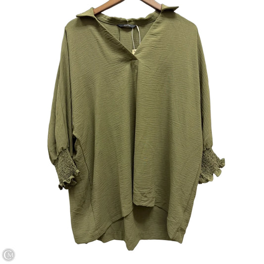 Top Long Sleeve By Dokotoo In Green, Size: Xl