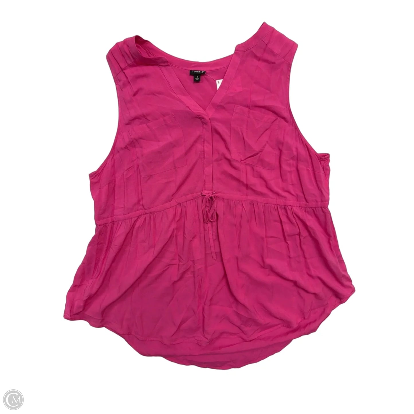 Top Sleeveless By Torrid In Pink, Size: 3x