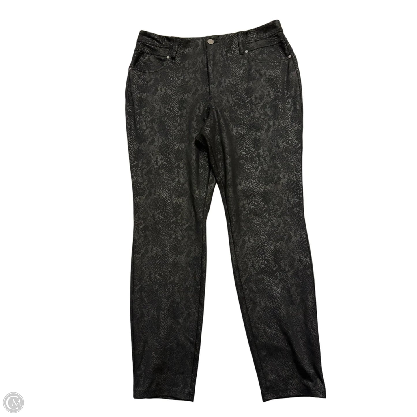 Pants Dress By Simply Vera In Black & Grey, Size: 14