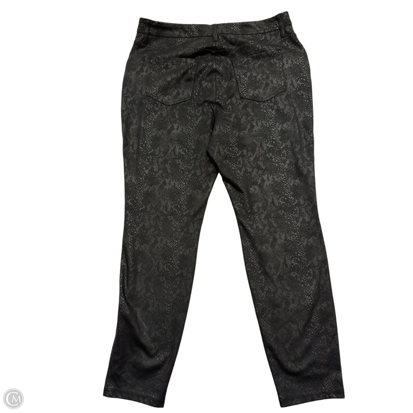 Pants Dress By Simply Vera In Black & Grey, Size: 14