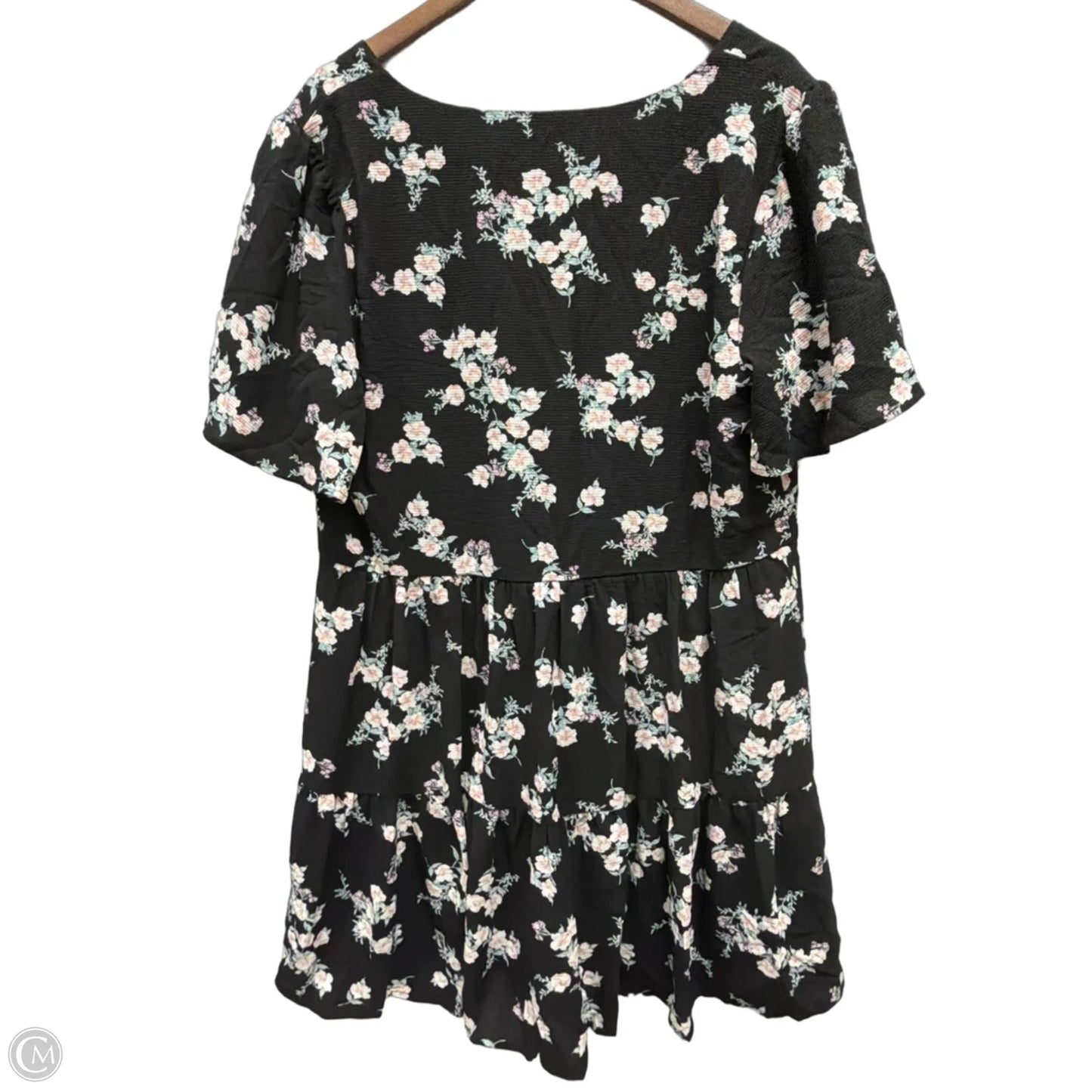 Dress Casual Midi By Evri In Floral Print, Size: 1x