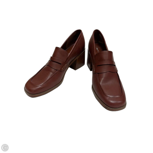 Shoes Heels Block By Marc Fisher In Brown, Size: 8.5