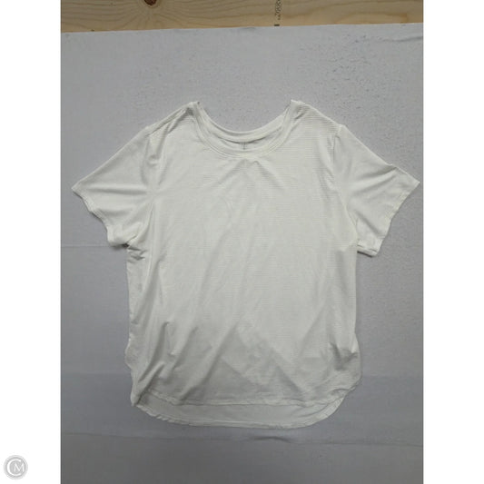 Athletic Top Short Sleeve By Clothes Mentor In White, Size: 1x