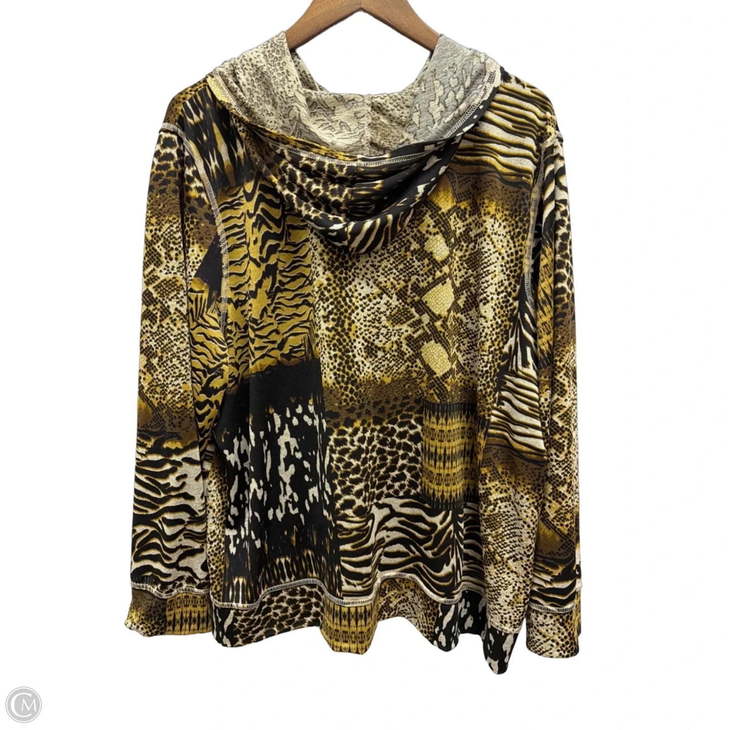Jacket Other By Onque In Animal Print, Size: 1x