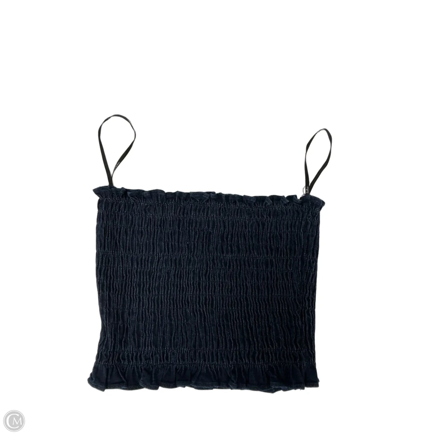 Top Sleeveless By Lulus In Blue Denim, Size: S