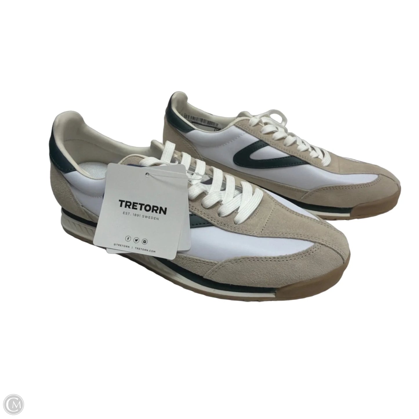 Shoes Athletic By Tretorn In Green & White, Size: 8.5