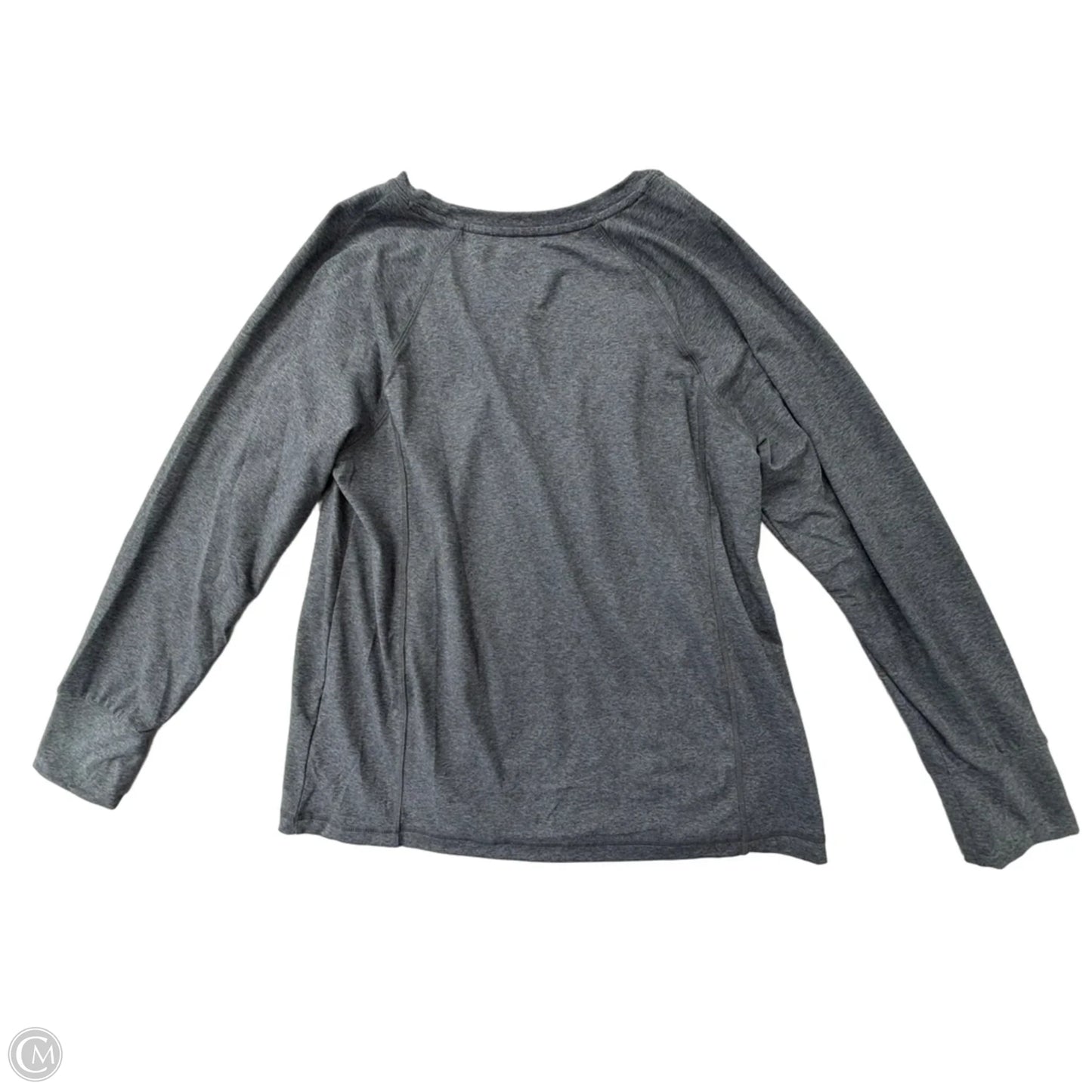 Athletic Top Long Sleeve Crewneck By J. Jill In Grey, Size: M